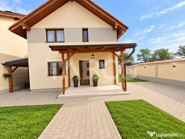Casa individuala la prima inchiriere 4 camere terasa curte S - Sura Mica (Sibiu)