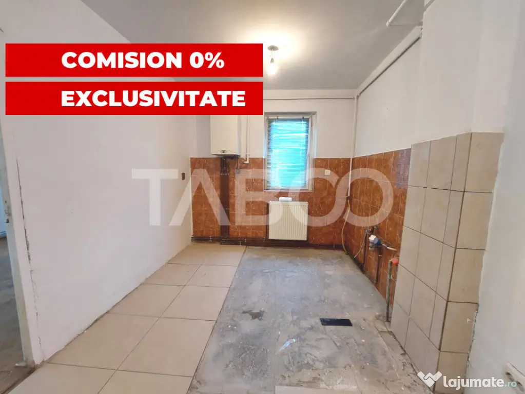 Comision 0% Apartament 40 mp 2 camere decomandate balcon Cis - Cisnadie (Sibiu)