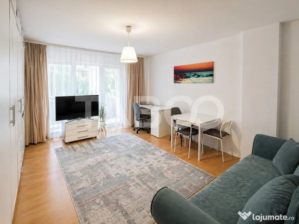 Garsoniera de vanzare 47 mp utili cu o mica gradina de 17 mp - Sibiu (Sibiu)