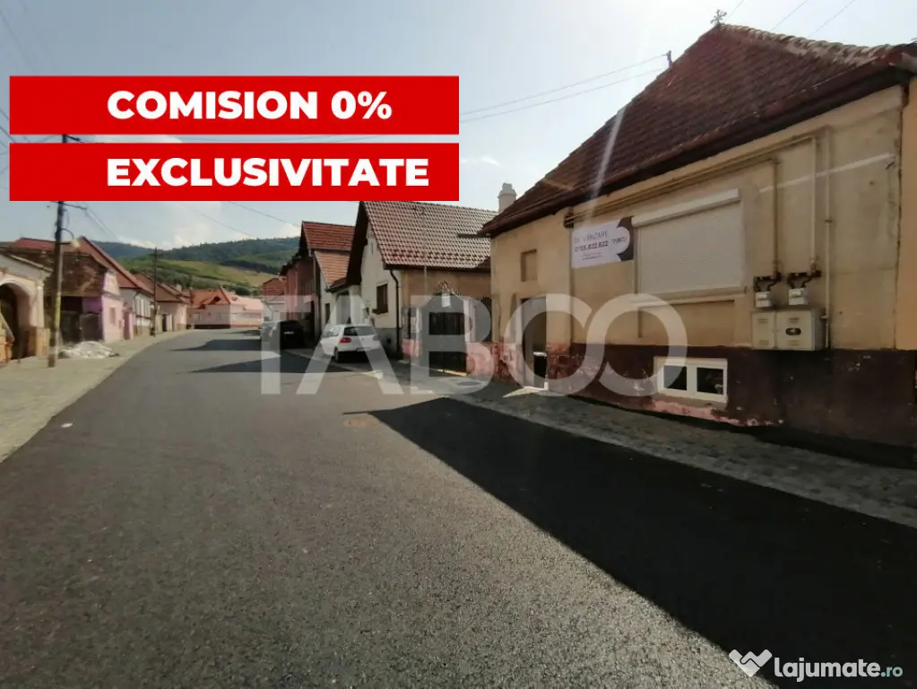 Comision 0% Casa de vanzare 4 camere 2 bai teren 266 mp Sali - Saliste (Sibiu)