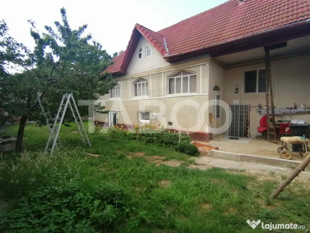 Comision 0% Casa de vanzare 4 camere 2 bai teren 266 mp Sali - Saliste (Sibiu)