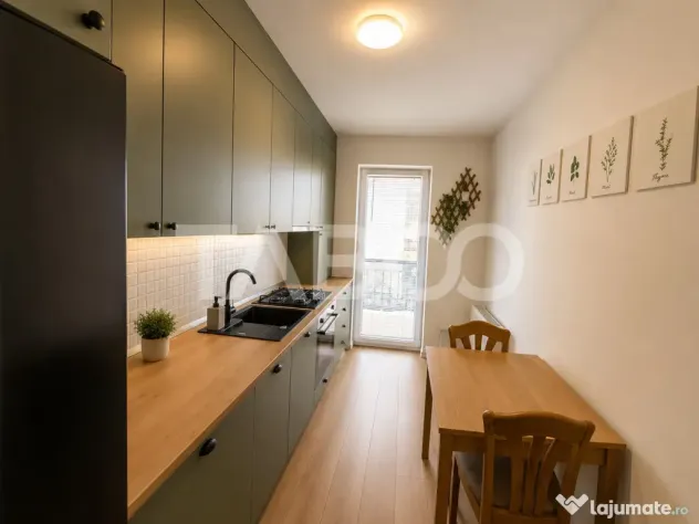 Apartament decomandat de vanzare 2 camere etaj 1 lift balcon - Sibiu (Sibiu)