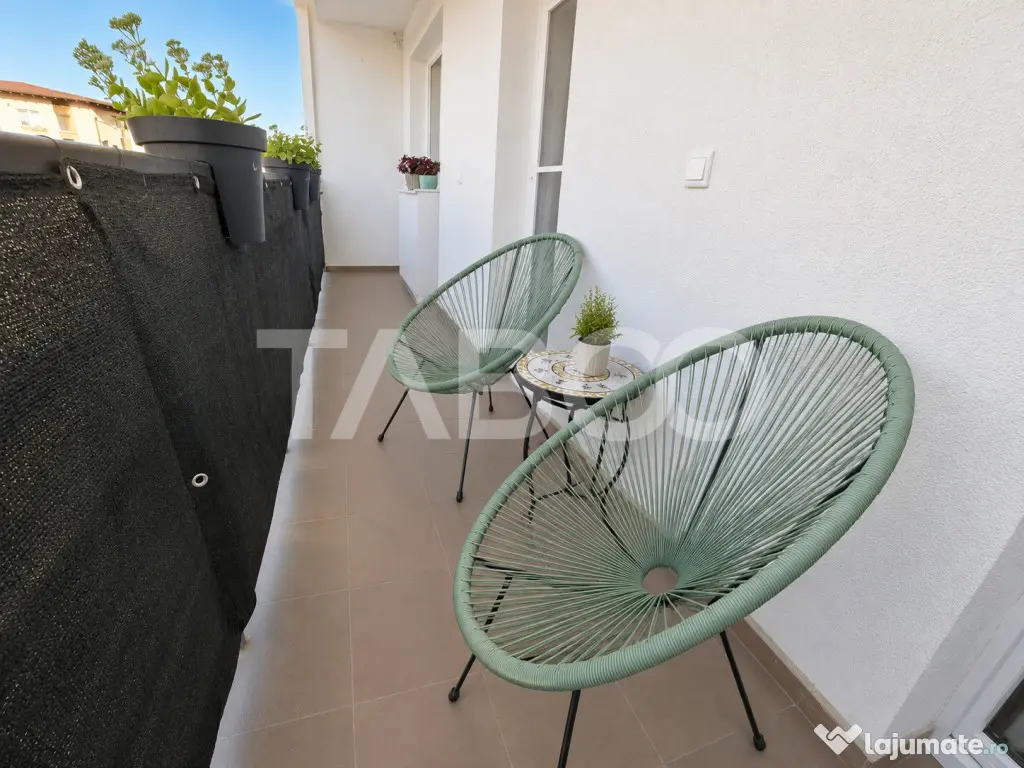 Apartament decomandat de vanzare 2 camere etaj 1 lift balcon - Sibiu (Sibiu)