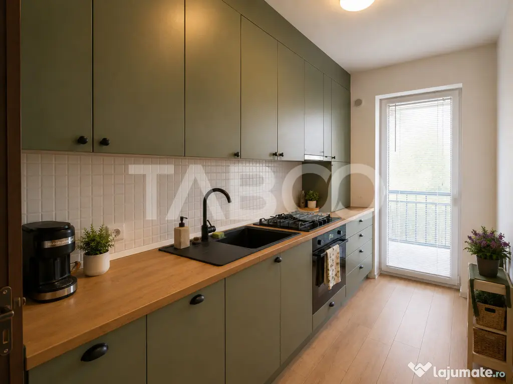 Apartament decomandat de vanzare 2 camere etaj 1 lift balcon - Sibiu (Sibiu)