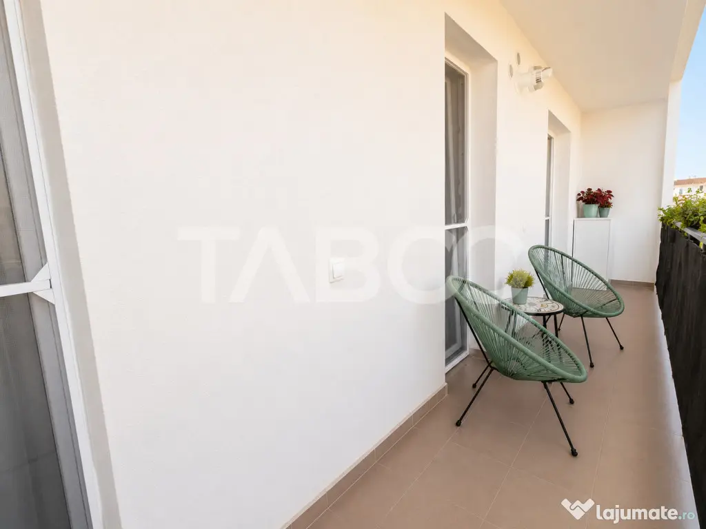 Apartament decomandat de vanzare 2 camere etaj 1 lift balcon - Sibiu (Sibiu)