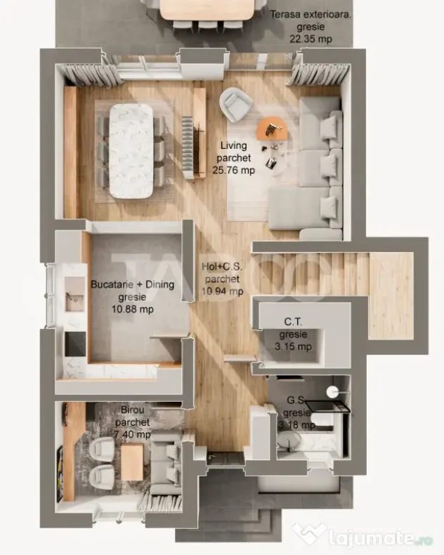 Casa 5 camere curte libera 262 mp terasa 22 mp 3 bai Sura Ma - Sura Mare (Sibiu)