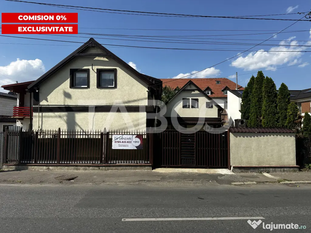 Casa individuala de vanzare acces auto in curte pe malul Cib - Sibiu (Sibiu)