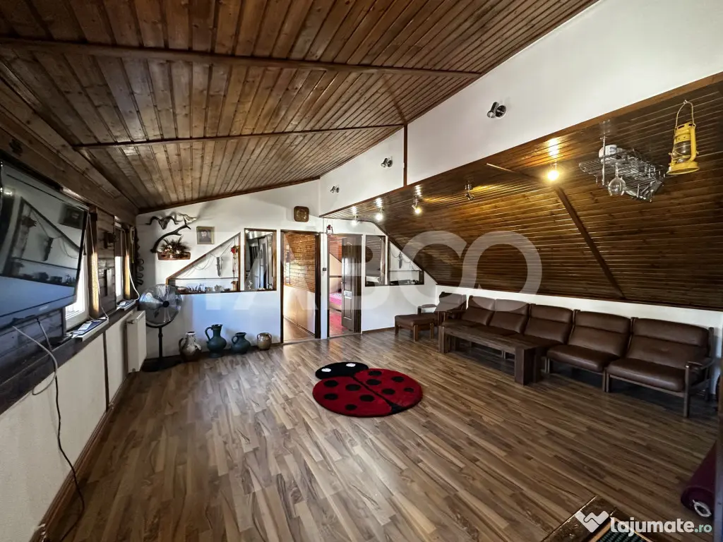 Casa individuala de vanzare acces auto in curte pe malul Cib - Sibiu (Sibiu)