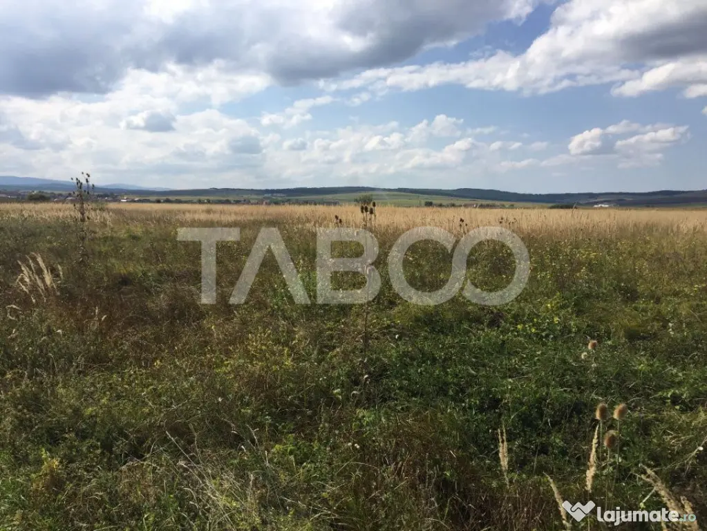 Teren intravilan cu utilitati 2269 mp 2 fronturi zona Guster - Sibiu (Sibiu)