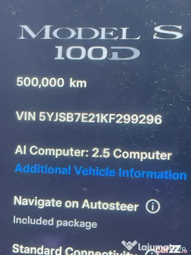 Tesla Model S 75D Dual Motor • 2018 • Baterie schimbată în 2024 - Targu Mures (Mures)
