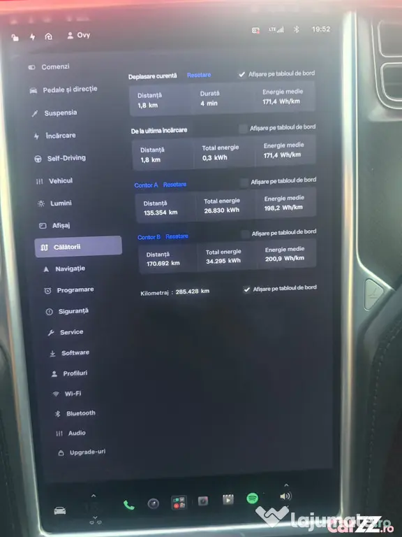 Tesla Model S 75D Dual Motor • 2018 • Baterie schimbată în 2024 - Targu Mures (Mures)