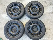 Vand 4 roti complete 195 55 15 5x100 cauciucuri de iarna