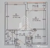 Apartament cu 2 camere, decomandat, renovat, zona Dambovita 