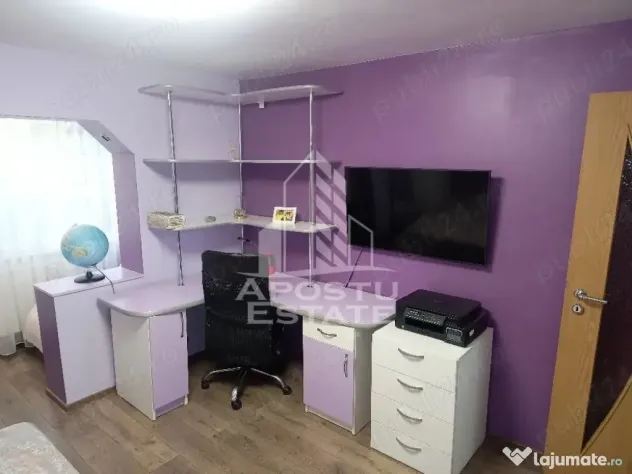 Apartament decomandat,4 camere,2bai,etaj 1 Lipovei,mobilat si utilat - Timisoara (Timis)