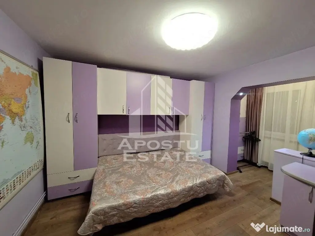 Apartament decomandat,4 camere,2bai,etaj 1 Lipovei,mobilat si utilat - Timisoara (Timis)