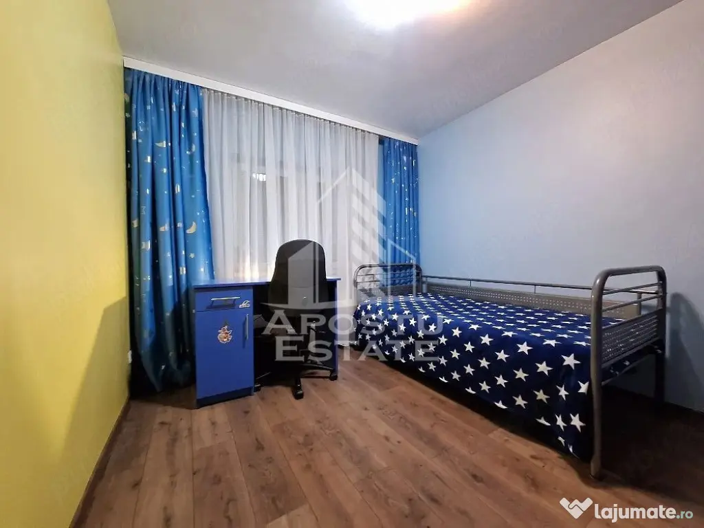 Apartament decomandat,4 camere,2bai,etaj 1 Lipovei,mobilat si utilat - Timisoara (Timis)