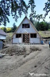 Comision 0% Casa A-Frame, la munte, 1km de Partia Rausor, Hunedoara 