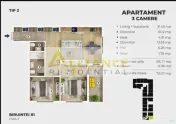 {5 minute Metrou} Apartament 3 camere - 2 bai | 75 mp 