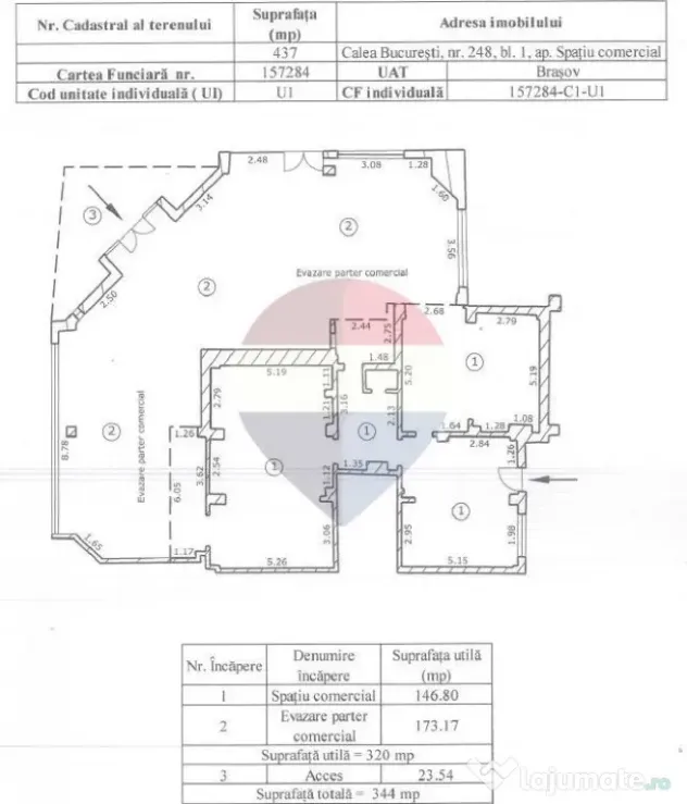 Oportunitate de investiţe ! Spaţiu comercial 320 mp, Calea Bucuresti - Brasov (Brasov)