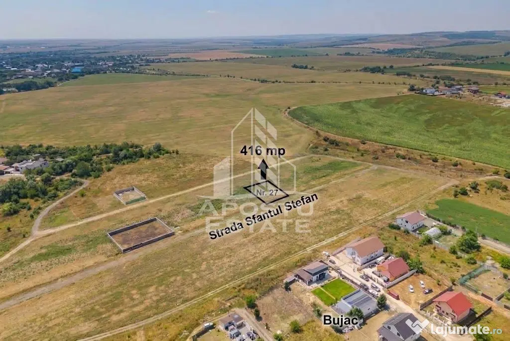 Teren Intravilan Zona Bujac Cartier nou spre Cadas - Arad (Arad)