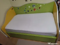 Pat copil cu sertar si saltea