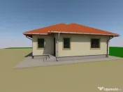 Casa individuala 3 camere, 100 mp utili, 540 mp teren - Sana 