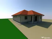 Casa individuala 3 camere, 100 mp utili, 540 mp teren - Sana 