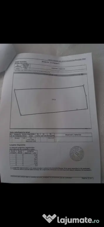 Teren intravilan montan jud. Hr. 1200mp