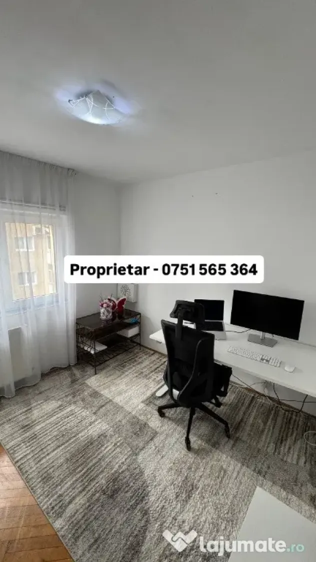 Proprietar, vand apartament 3 camere decomandate, Marasti, etaj 4/4 - Cluj-Napoca (Cluj)