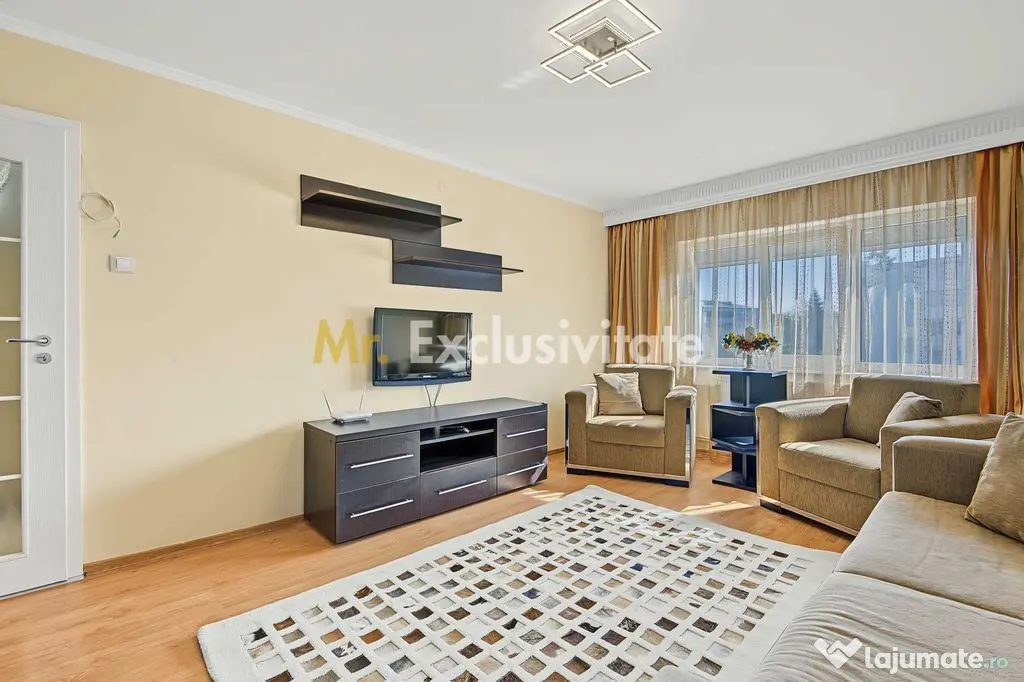 Central-Eremia, ap. 3 camere, 2 băi + boxă,proaspăt zugrăvit, et.2 - Pitesti (Arges)