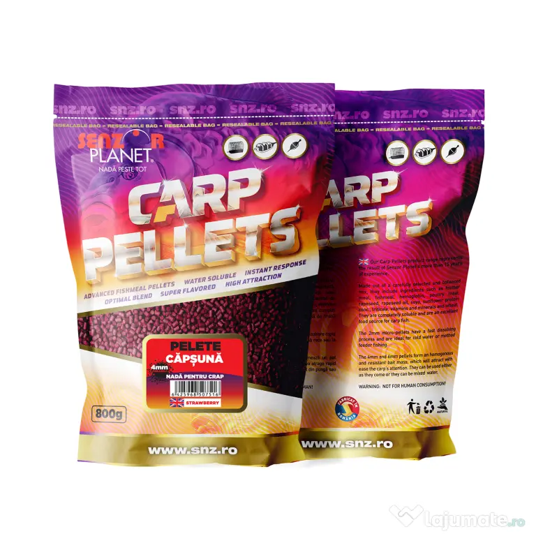 SENZOR PLANET PELETE CAPSUNA 4mm 800g