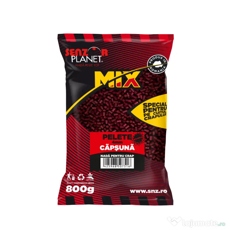 SENZOR PLANET PELETE CAPSUNA 4mm 800g