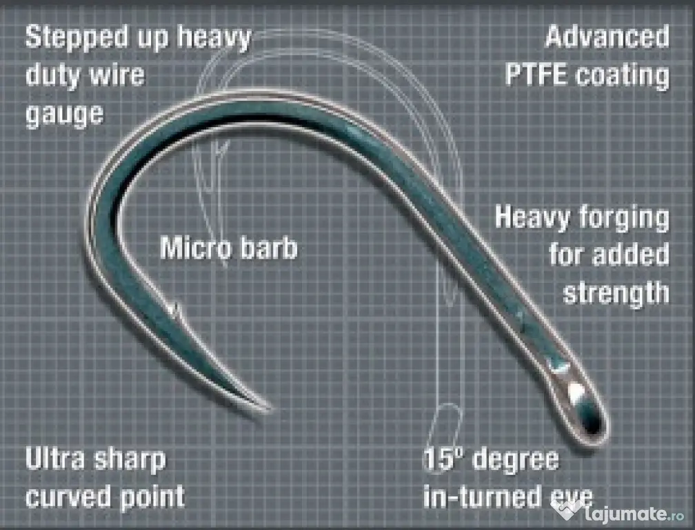 KORDA CARLIGE KORDA WIDE GAPE X Nr 6 - 10 buc