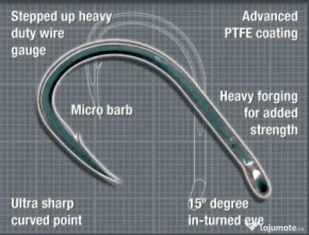 KORDA CARLIGE KORDA WIDE GAPE X Nr 6 - 10 buc