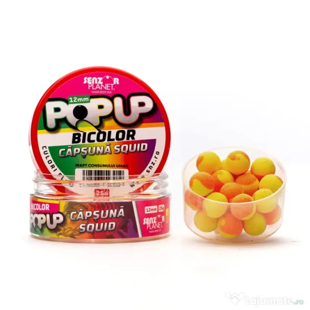SENZOR PLANET POP-UP BICOLOR CAPSUNA & SQUID 12mm 25g