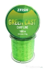 ZFISH FIR MONOFILAMENT ZFISH GREEN CAST CARP LINE, VERDE, 1000m  0.26mm/8kg