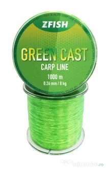 ZFISH FIR MONOFILAMENT ZFISH GREEN CAST CARP LINE, VERDE, 1000m 0.26mm/8kg