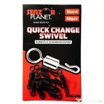 SENZOR PLANET AGRAFA CU SCHIMBARE RAPIDA NR 4 (QUICK CHANGE SWIVEL) 10buc Nr 4