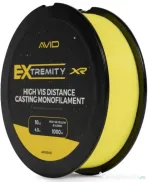 AVID CARP FIR MONOFILAMENT AVID CARP EXTREMITY HI-VIS XR MONO, HIGH-VIS YELLOW, 1000m 0.30mm/5.8kg