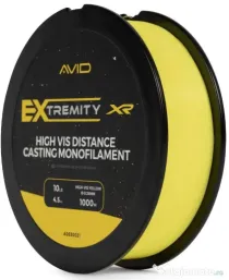 AVID CARP FIR MONOFILAMENT AVID CARP EXTREMITY HI-VIS XR MONO, HIGH-VIS YELLOW, 1000m 0.30mm/5.8kg