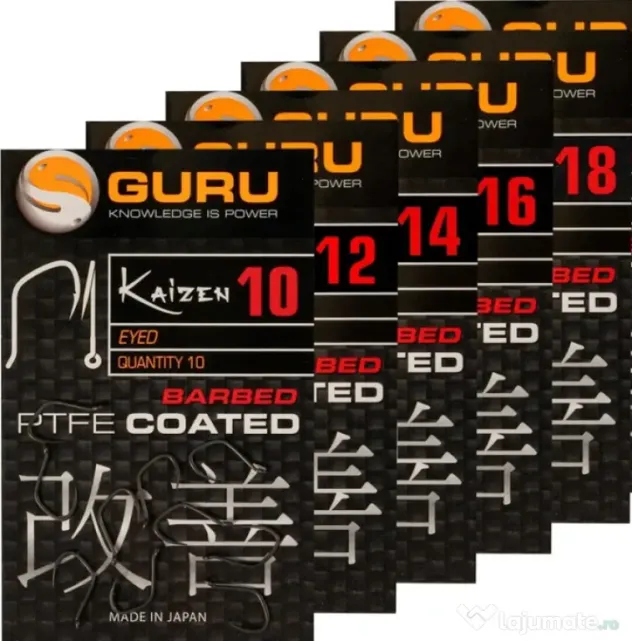 GURU CARLIG GURU KAIZEN EYED BARBED, 10buc Nr 10