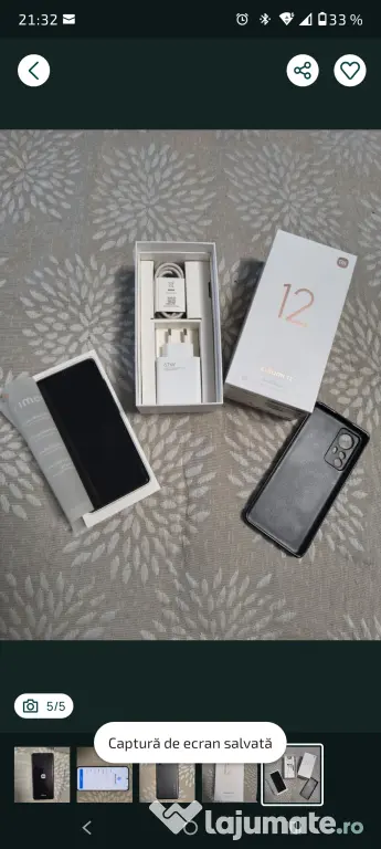 Xiaomi 12 5G 256GB 8GB RAM Dual