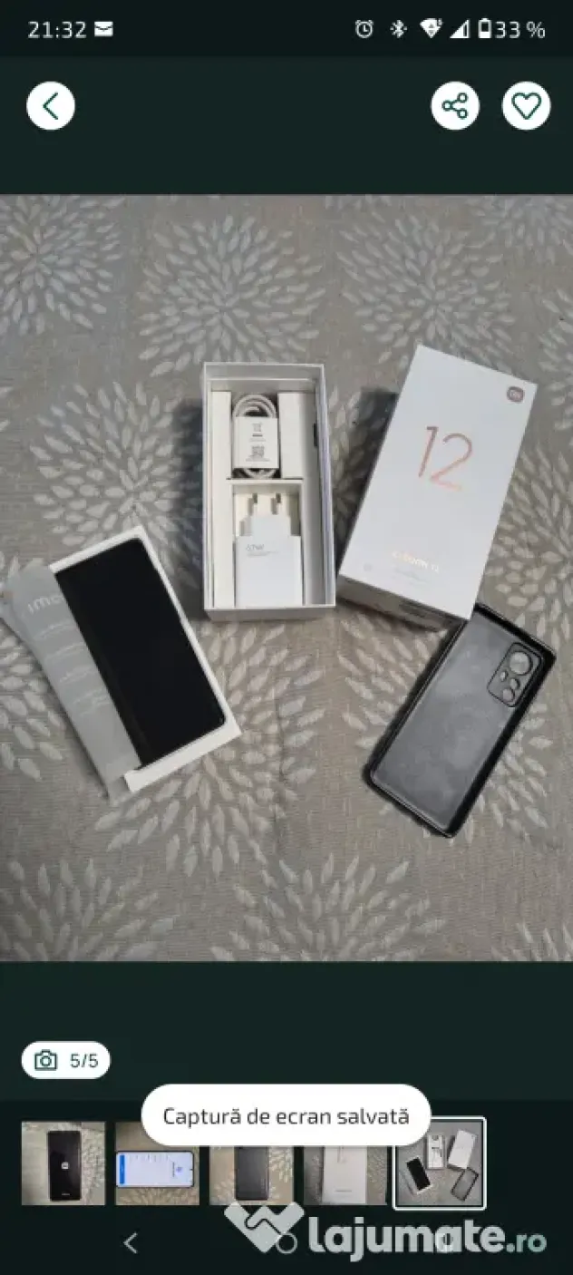 Xiaomi 12 5G 256GB 8GB RAM Dual