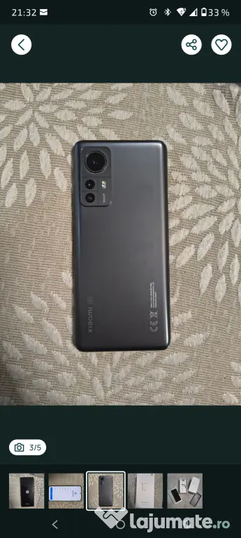 Xiaomi 12 5G 256GB 8GB RAM Dual