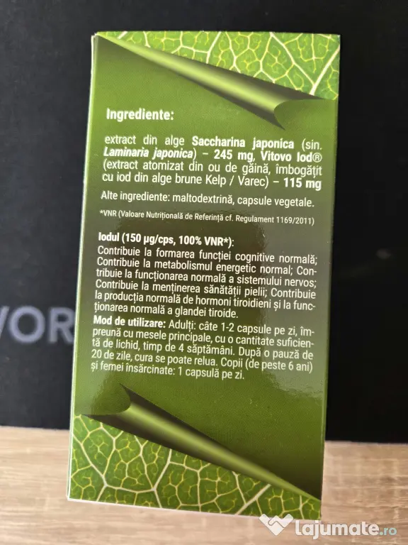 Supliment alimentar Iod Organic - 60 capsule