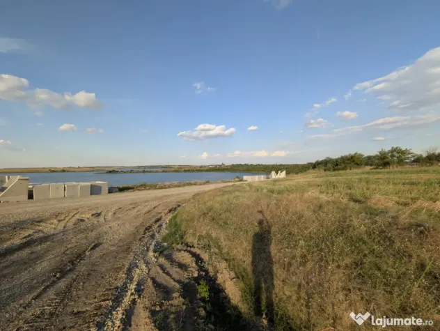 Vând teren extravilan 2,5 ha la malul lacului Mostiștea, Frăsinet (CL)