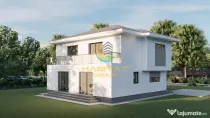 Vila duplex P+1, 3 camere, încălzire pardoseală, finisaje Delta Design
