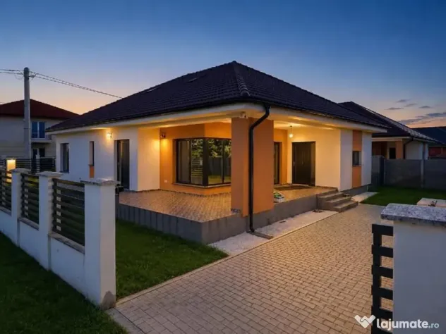 Casă P+M în Săcălaz | 6 camere | 3 băi | 213 mp constru - Sacalaz (Timis)