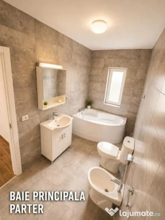 Casă P+M în Săcălaz | 6 camere | 3 băi | 213 mp constru - Sacalaz (Timis)