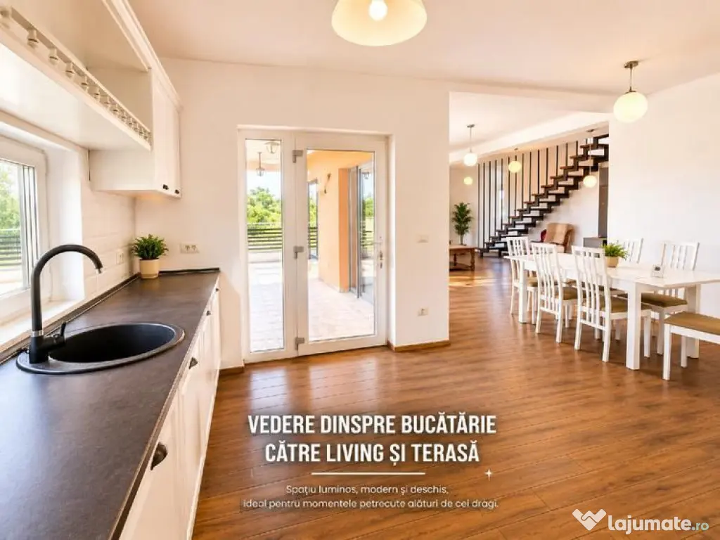 Casă P+M în Săcălaz | 6 camere | 3 băi | 213 mp constru - Sacalaz (Timis)